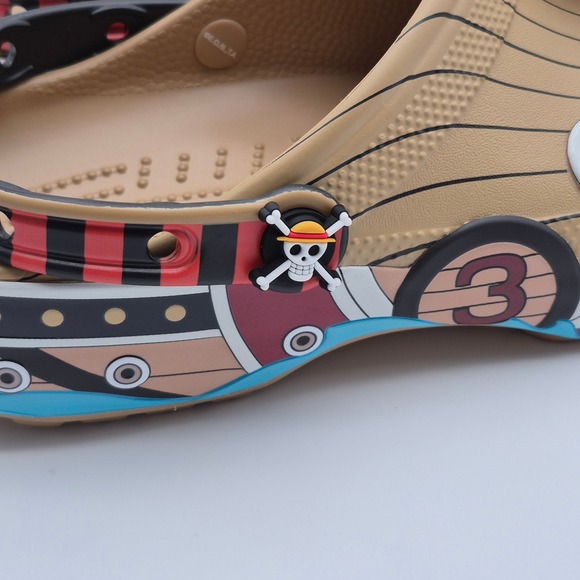 Crocs Classic Clogs One Piece The Thousand Sunny Men's Size 12 Shoes Causal - Picture 9 of 14